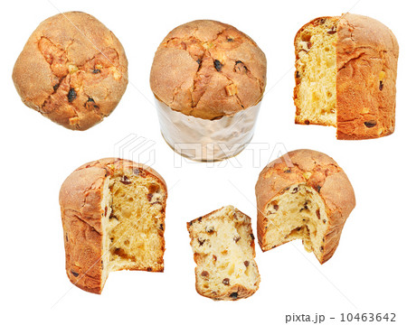 set of Easter cakes and slices isolated set of Easter cakes and slices isolated 10463642
