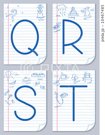 English alphabet. 10467485