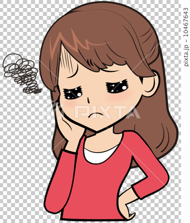 困る女性 困る女性 10467643