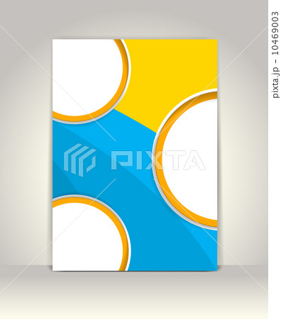 Flyer, brochure or magazine cover template 10469003