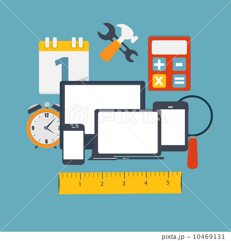 Modern Flat Icon Set for Web and Mobile Application 10469131