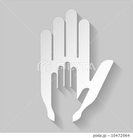 Paper helping hand  10472064