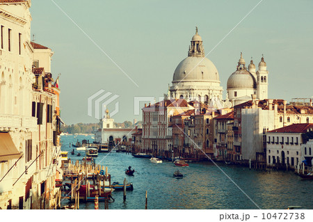 Grand Canal and Basilica Santa Maria della Salute, Venice, Italy Grand Canal and Basilica Santa Maria della Salute, Venice, Italy 10472738