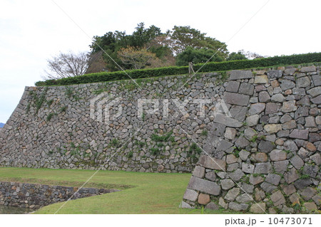 兵庫県丹波篠山市北新町にある「篠山城の石垣」 10473071