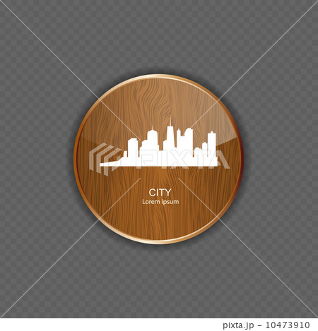 City wood application icons vector illustration 10473910