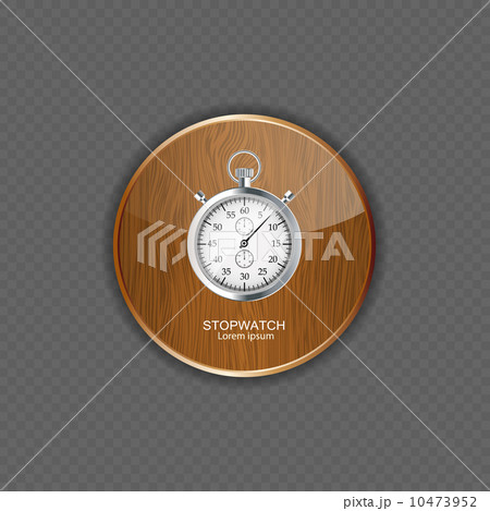Stopwatch wood application icons vector illustration Stopwatch wood application icons vector illustration 10473952