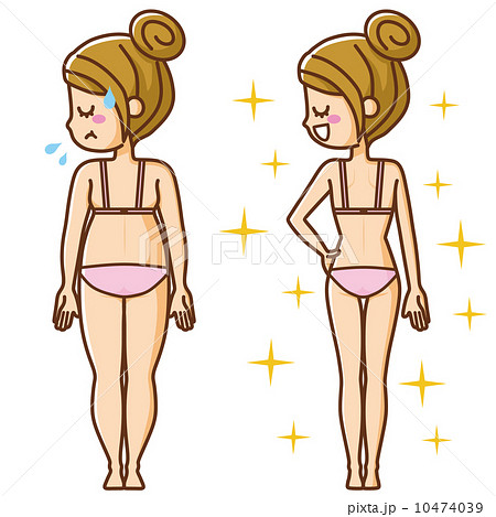 ダイエット　イラスト 10474039