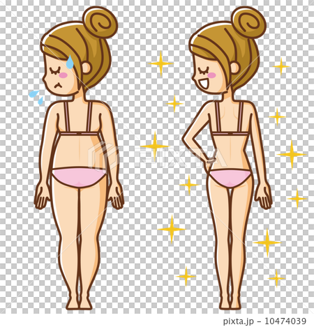 ダイエット　イラスト 10474039