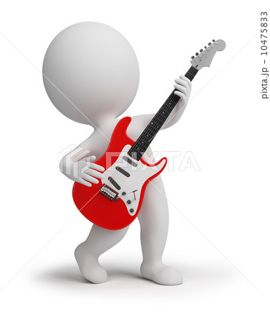 3d small people - electroguitar 10475833
