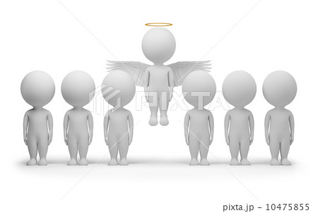 3d small people - angel 10475855