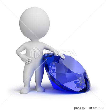 3d small people - jewel 10475958