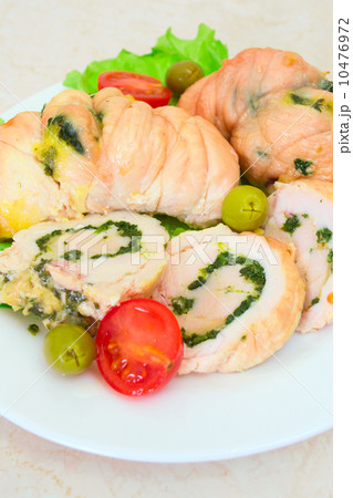 Tasty stuffed Chicken Salad . 10476972