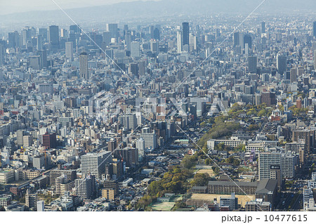 大阪市街地眺望の写真素材