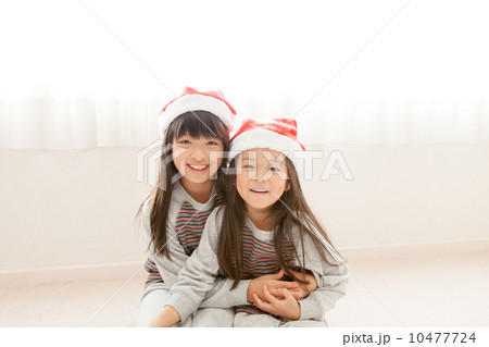 女の子　クリスマス　パジャマ 10477724
