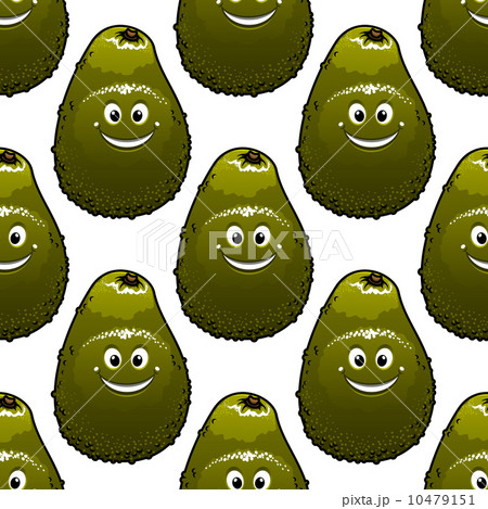 Seamless background pattern of avocado 10479151