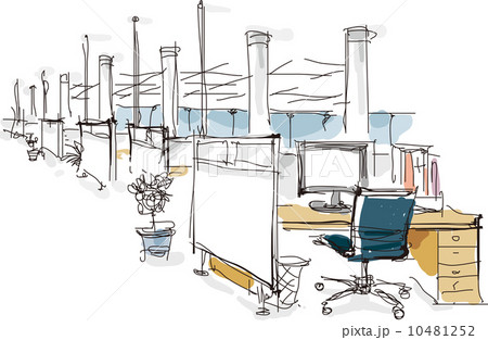 The view of office The view of office 10481252