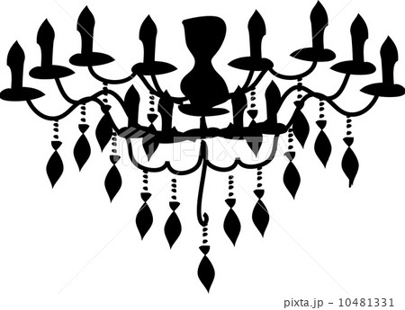 The view of chandelier 10481331