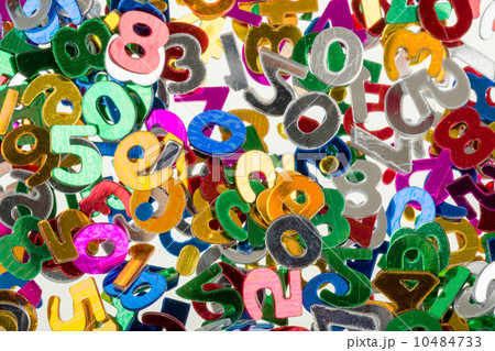 small color numbers confetti background small color numbers confetti background 10484733