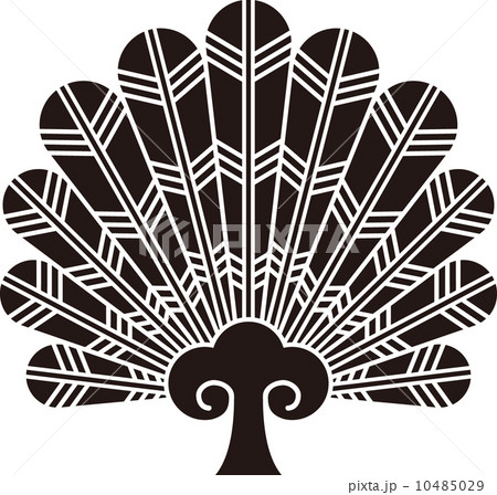 九枚羽団扇のイラスト素材 10485029 Pixta