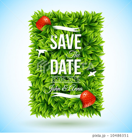 Save the date for personal holiday. Wedding invitation. Vector i Save the date for personal holiday. Wedding invitation. Vector i 10486351