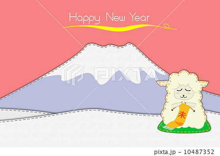 冬の羊 10487352