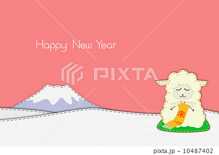 冬の羊 10487402