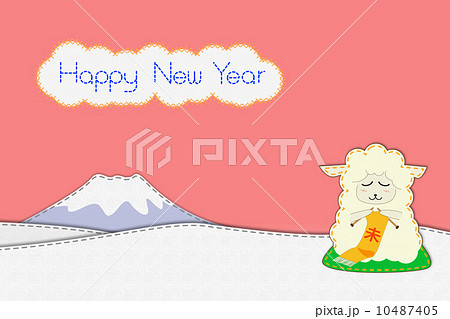 冬の羊 10487405