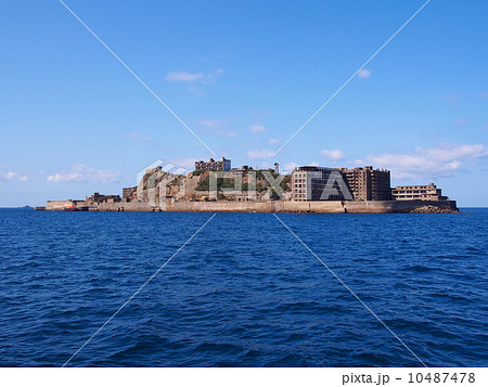 軍艦島　東側遠景 10487478