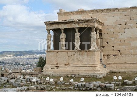 アテネのパルテノン神殿のエレクティオン 10493408