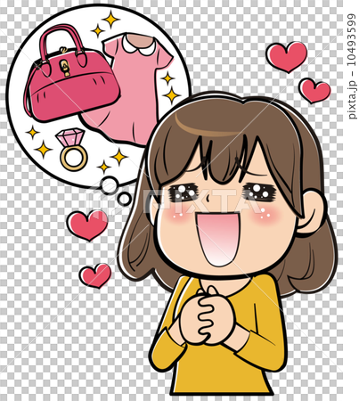 A woman whose greed stops 10493599