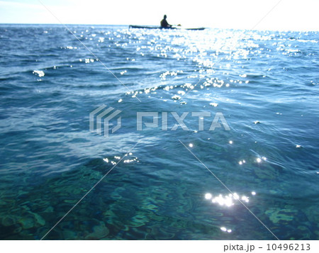 輝く水面in粟島 10496213
