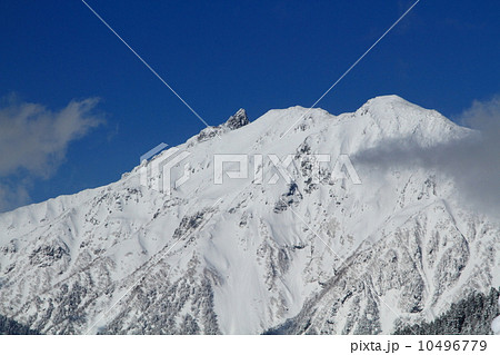 新穂高ロープウェイと穂高連峰 10496779