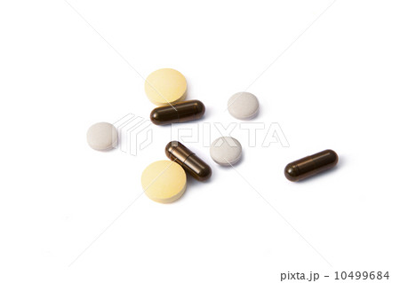 カラフルな錠剤 10499684
