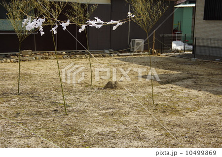 住宅建設の地鎮祭　 10499869