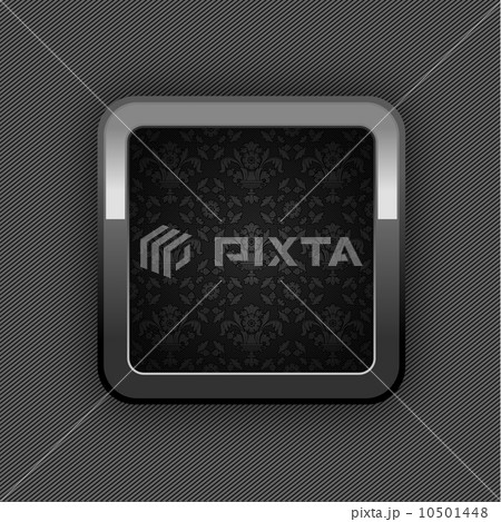 Chrome web button, button floral ornaments. 10eps Chrome web button, button floral ornaments. 10eps 10501448
