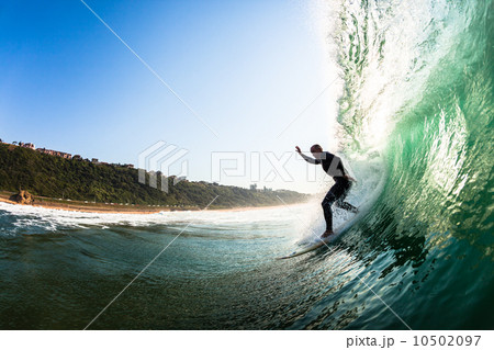 Surfer Drop Wave Silhouette Water 10502097