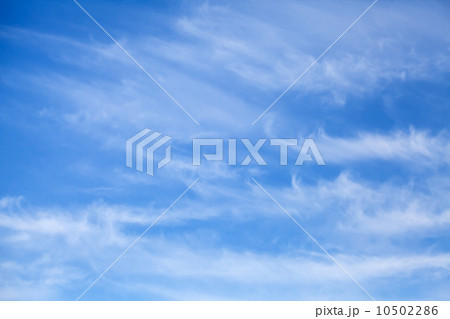 Natural blue cloudy sky background photo texture 10502286