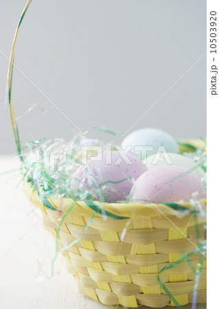 Easter eggs in a basket 10503920