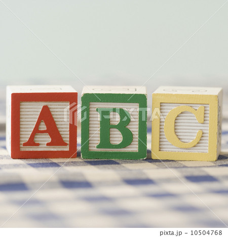 Close up of ABC blocks 10504768