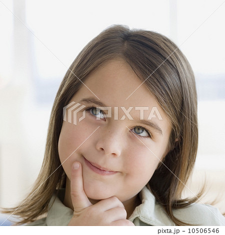 Close up of girl thinking Close up of girl thinking 10506546