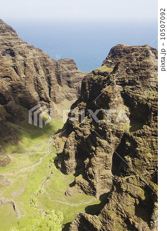 Elevated view of coast 10507092