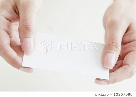 Close up of woman's hands holding credit card Close up of woman's hands holding credit card 10507096