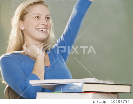 College woman in class College woman in class 10507754