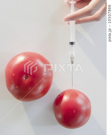 USA, New Jersey, Jersey City, Woman's hand vaccinating plumes 10507866