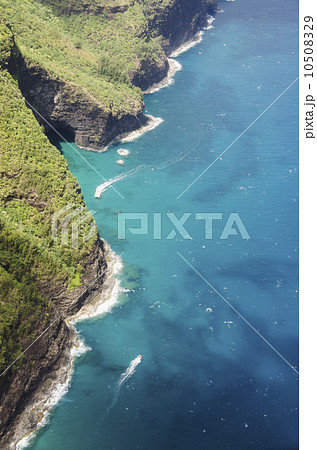 Elevated view of coast 10508329