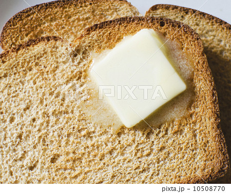 Toast with meltin butter Toast with meltin butter 10508770