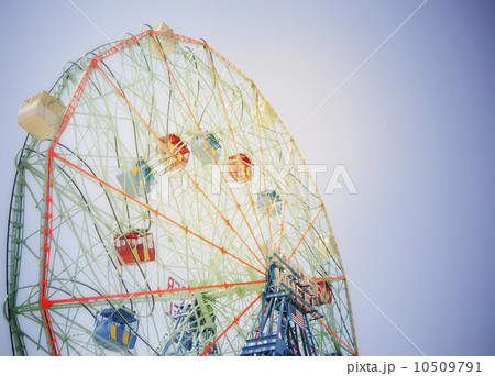 Ferris wheel in amusement park 10509791