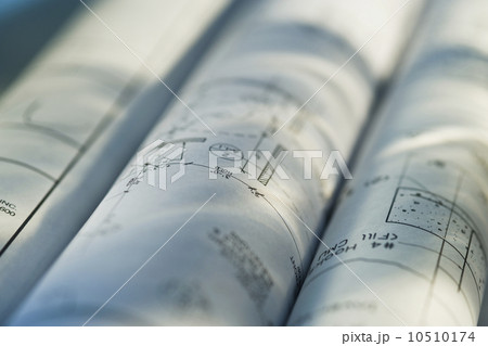 Close up of blueprints Close up of blueprints 10510174