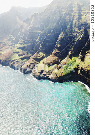 Elevated view of coast 10510352