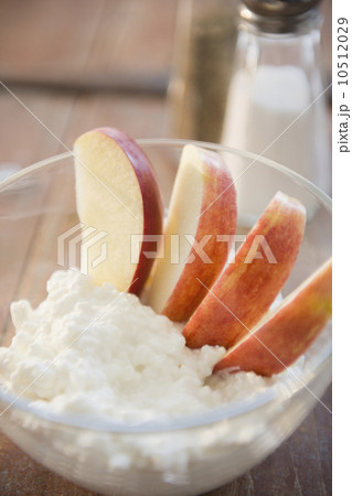 Fruit dessert with whipped cream 10512029